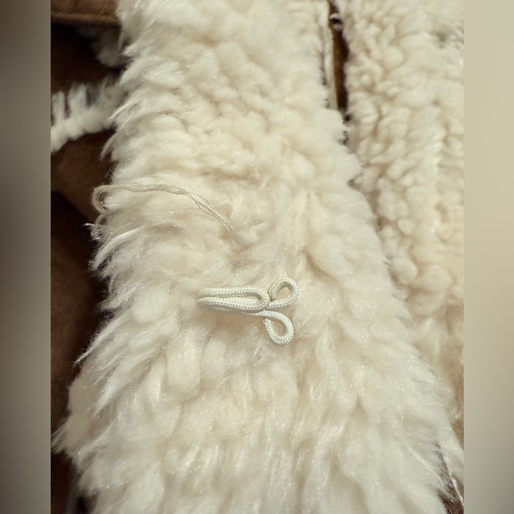 Vintage Wilsons Leather Penny Lane Coat suede with faux fur trim. Women’s M - Picture 13 of 13